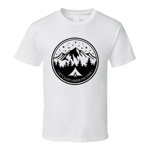 Let's Sleep Under The Stars Tee Cool Tshirt For Outdoor Enthusiasts T Shirt