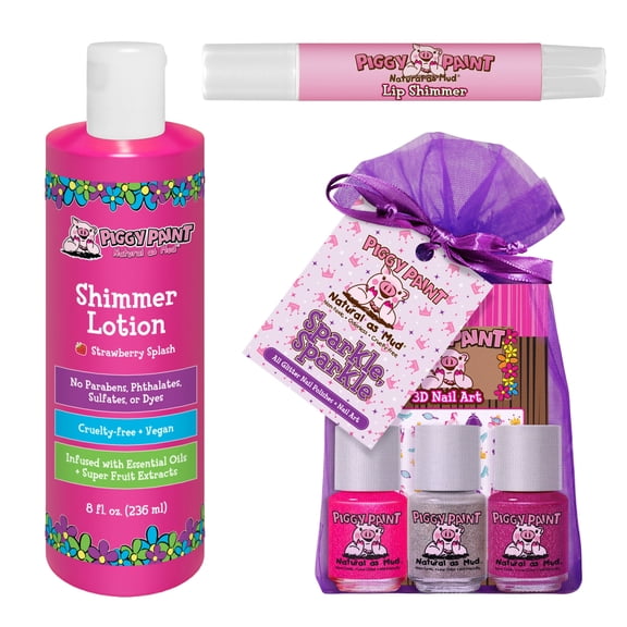 Let's Sparkle! Bundle - Shimmer Lotion, Lip Shimmer, Sparkle Sparkle Gift Set