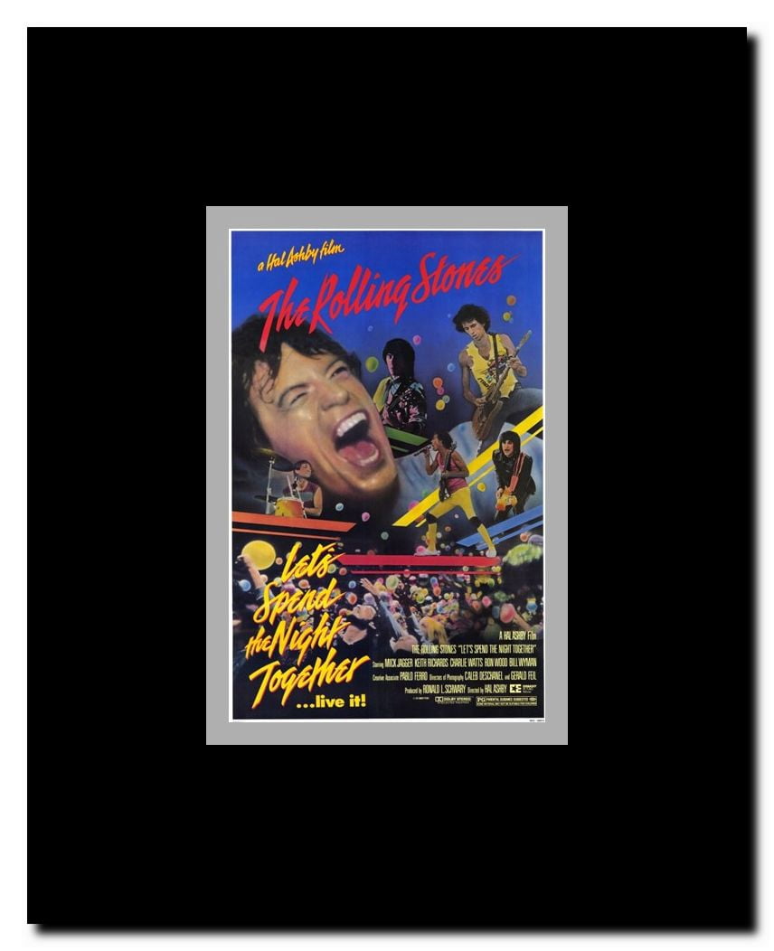 Let's Spend the Night Together Framed Movie Poster