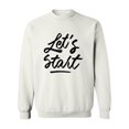 thumbnail image 1 of Let's Start Sweatshirt Women -Image by Shutterstock, Female 5X-Large, 1 of 4