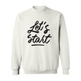 thumbnail image 1 of Let's Start Sweatshirt Women -Image by Shutterstock, Female x-Large, 1 of 4