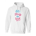 thumbnail image 1 of Let's Stay In Bed Hoodie Women -Image by Shutterstock, Female Medium, 1 of 4