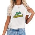thumbnail image 1 of Let's Succeed Graffiti Art Fashionable Womens Tops with Graphic Prints - Short Sleeve Shirts for Summer Back To School Gifts, 1 of 5