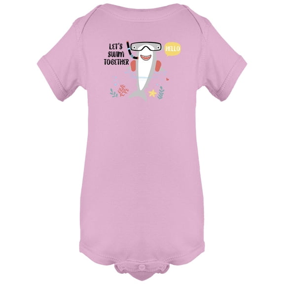 Let's Swim Together Bodysuit Infant -Image by Shutterstock, Newborn