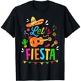 thumbnail image 1 of Let's fiesta for funny Cinco de Mayo costume party T-Shirt, 1 of 3