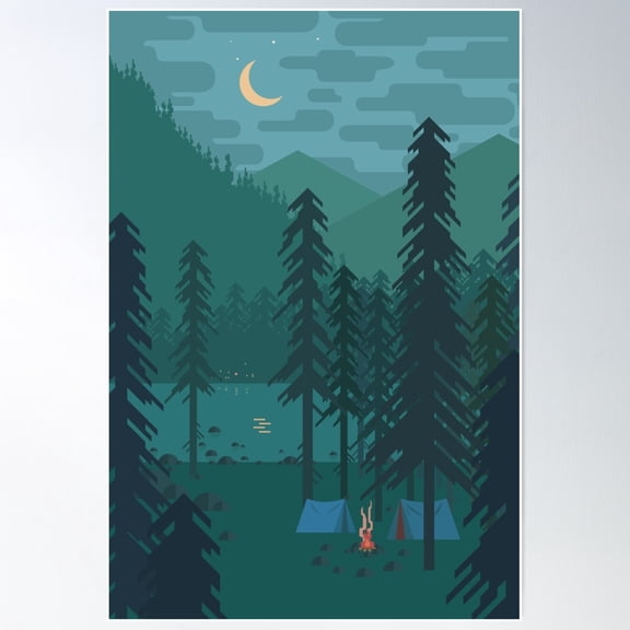 Let's get lost Poster, 8x12 UNFRAMED