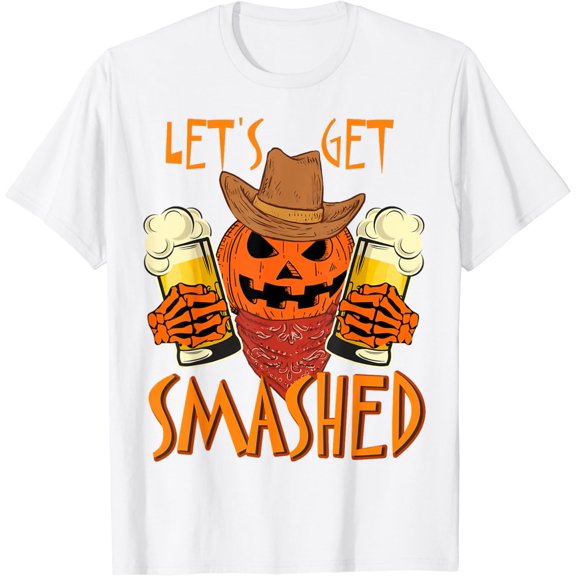 Let's get smashed Pumpkin Drink, Halloween Beer Oktoberfest T-Shirt