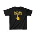 thumbnail image 1 of Let's go Hawks for women's basketball fans gift Kids Heavy Cotton Tee, 1 of 2