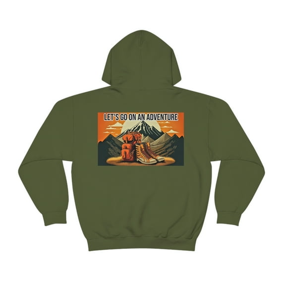 Let'sGo In Adventure Unisex Women Man Heavy Blend™ Hooded Sweatshirt