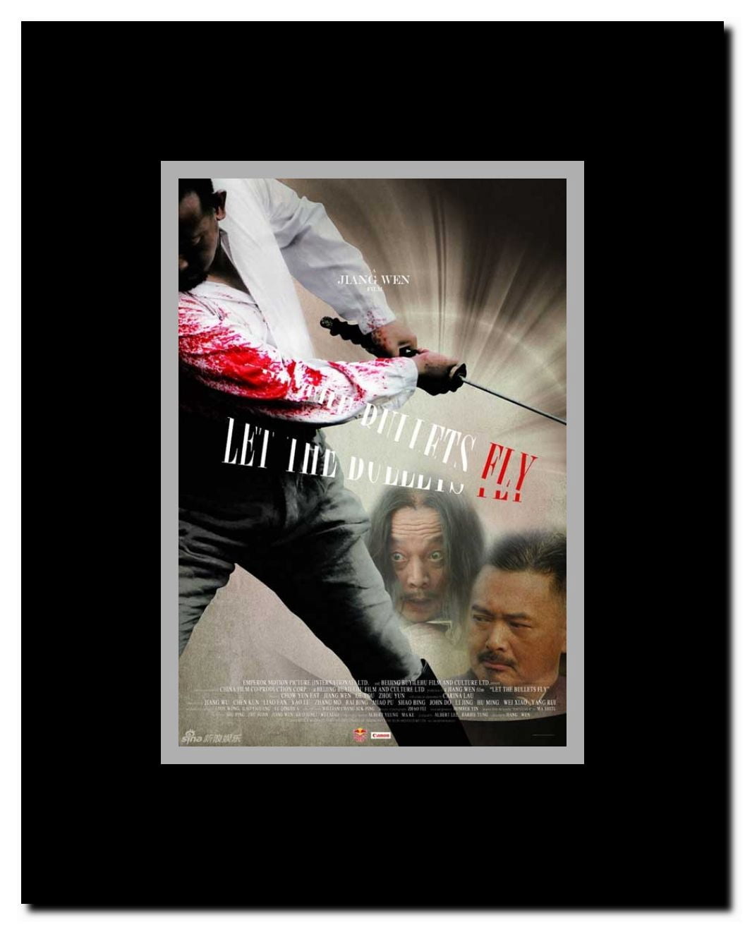 Let the Bullets Fly Framed Movie Poster