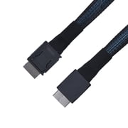 LetLinkSo Oculink Cable PCIe 4.0 SFF-8611 4i Male Extension Cable for Oculink eGPU onexGPU Mini PC SSD, 1.6 feet 50 cm
