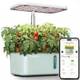 thumbnail image 1 of LetPot MINI 5-Pod Hydroponics System - APP&WiFi Controlled Smart Indoor Garden with Grow Lights, Height Adjustable, Gardening Gift for Beginners, Green, 1 of 11