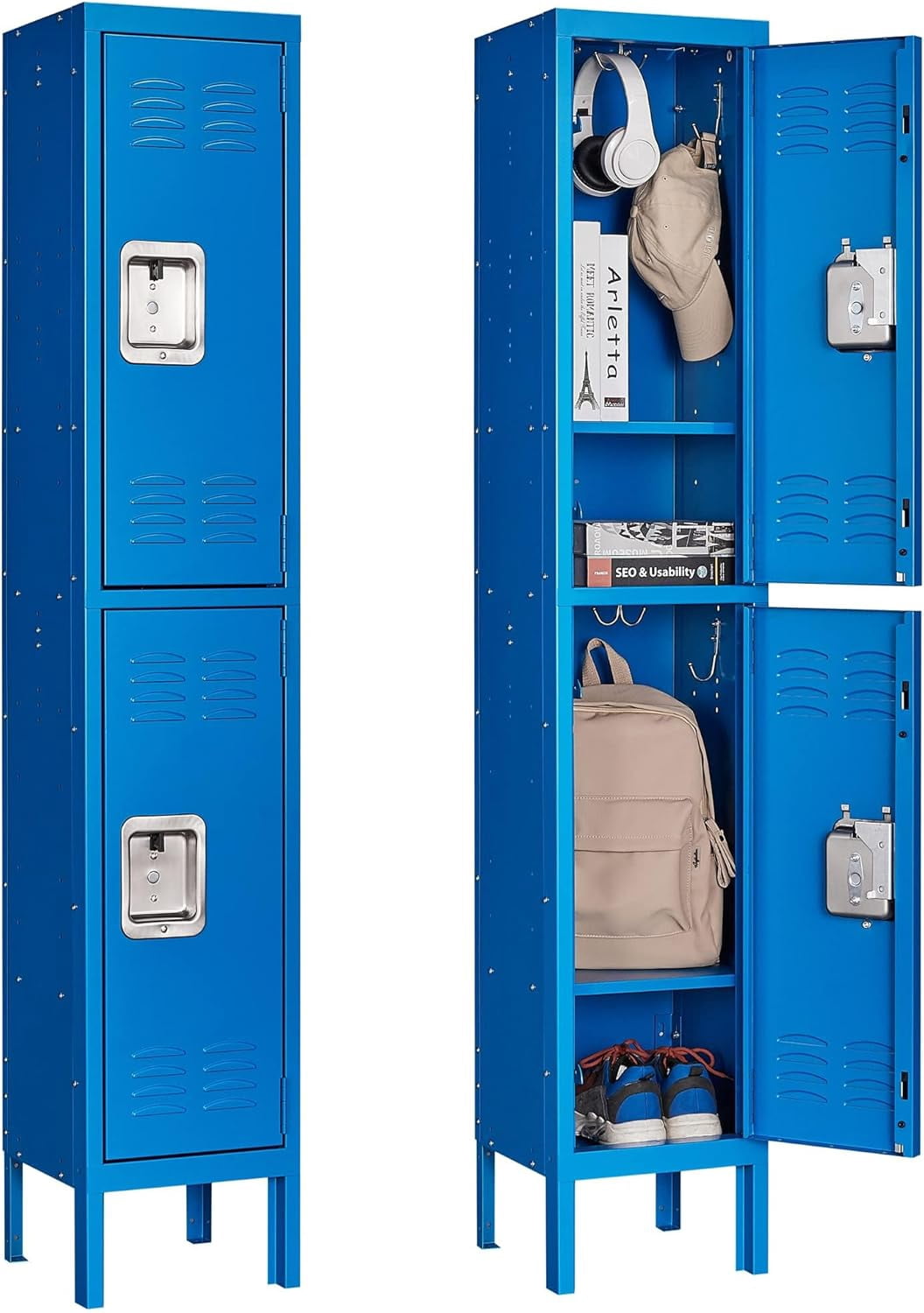 Letaya Metal Locker for Employees,Lockable Clothes Storage Steel ...