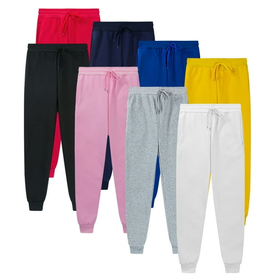 Letdown Boys Girls Baggy Sweatpants Straight Leg Elastic Bottom with Pockets Teens Loose Fit Elastic Waist Sweat Pants