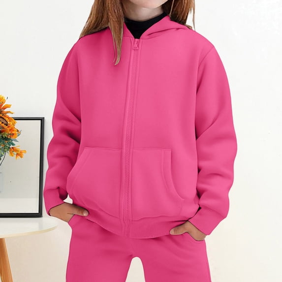 Letdown Boys Girls Tracksuits 2 Piece Set Kids Long Sleeve Crewneck Pullover Sweatshirts and Jogger Sweatpants with Pockets