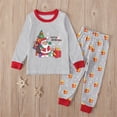 thumbnail image 1 of Letdown Boys Pajamas Big Boys Pjs Set Long Sleeve and Plaid Pants Jammies 2 Piece Boys Sleepwear Lounge Fall Xmas Clothes, 1 of 9