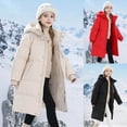 thumbnail image 1 of Letdown Girls Hooded Puffer Coat Long Sleeves Large Front Pockets Lightweight Winter Quilted Jackets Outerwear for Kids Snow Coats (Khaki,9-10 Years), 1 of 8