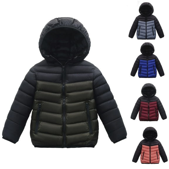 Letdown Kids Winter Coat Toddler Boys Girls Puffer Jacket Baby Warm Coats Packable Outerwear for School And Outdoor Activities (Green, 12-13 Years)