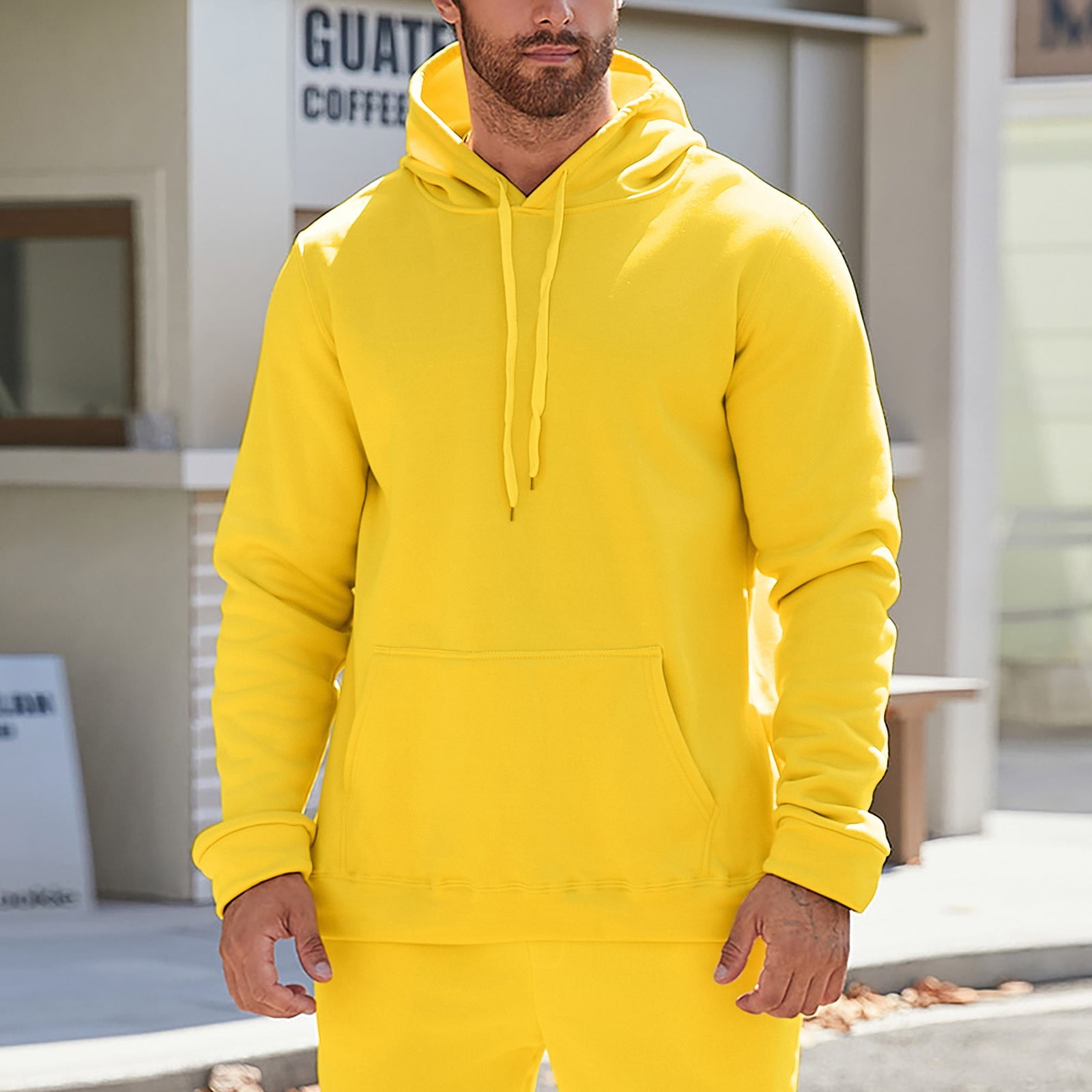 Letdown Men's Hoodie Sweatshirts Workout Athletic Hoodies Long