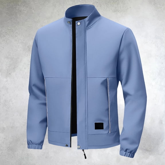 Letdown Men's Jackets -Bomber Jacket Fall Winter Warm Full Zip Casual Coats Lightweight Windbreaker_Sport Coat Travel Outwear