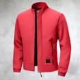 thumbnail image 1 of Letdown Men's Jackets -Bomber Jacket Fall Winter Warm Full Zip Casual Coats Lightweight Windbreaker_Sport Coat Travel Outwear, 1 of 4