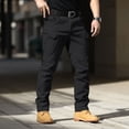 thumbnail image 1 of Letdown Men's Tactical Cargo Pants Stretch Softshell, Slim Fit Lightweight Outdoor Work Pants with _Pockets (Black,XXXXL), 1 of 8