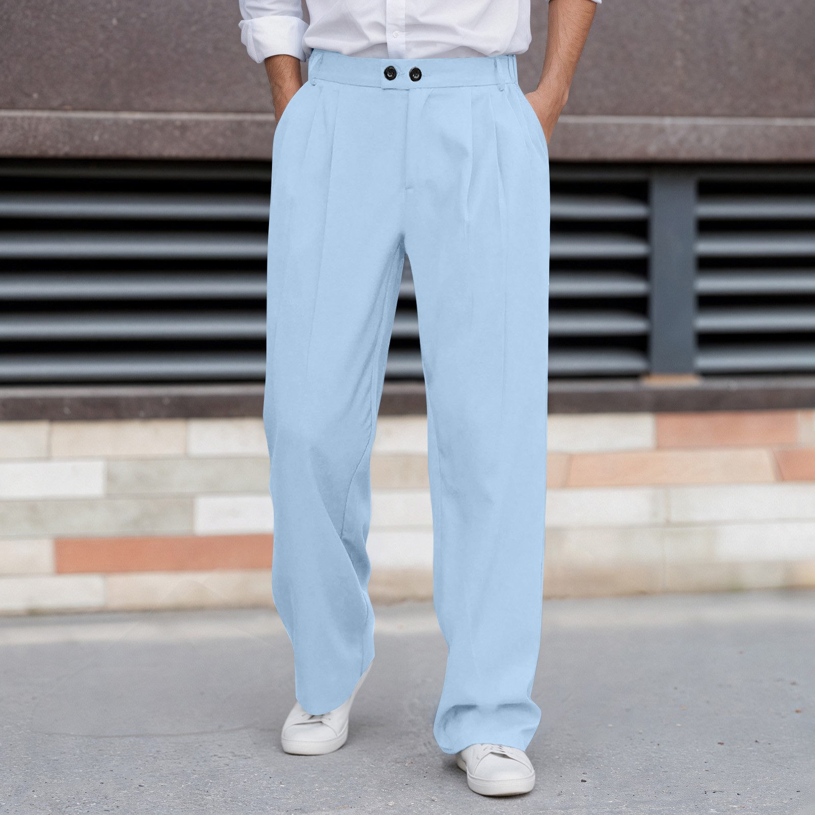 pleated and cuffed dress pants Amazon.com: Men's High Waisted Pleated Dress Pants Adjustable Waistband Trousers Cuffed Hem Casual Chino Classic Fit Pant (Beige, 29W x 28L) : Clothing, Shoes & Jewelry