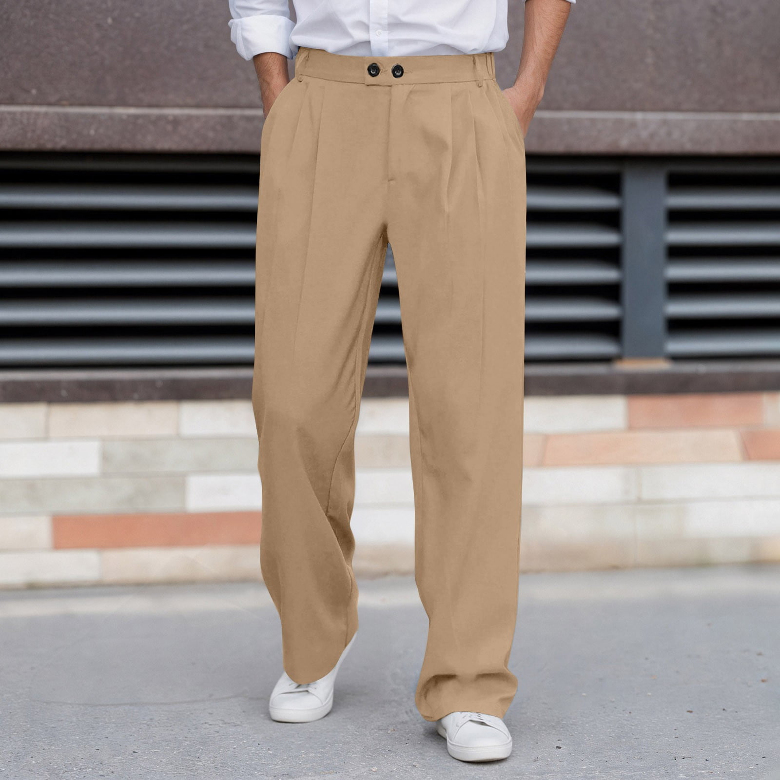 Letdown Mens Casual Dress Pants Expandable Waist Pleat Front Suit Pant Regular Fit Dress Slacks Classic Fit Formal Pants for Business and Office ( Beige, XL) - Walmart.com Letdown Mens Casual Dress Pants Expandable Waist Pleat Front Suit Pant Regular Fit Dress Slacks Classic Fit Formal Pants for Business and Office ( Beige, XL) - Walmart.com