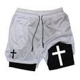 thumbnail image 1 of Letdown Mens Swim Trunks with Compression Liner 5 Inch Inseam Swim Shorts Mens Swimsuit Board Shorts with Pockets, 1 of 2