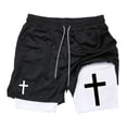 thumbnail image 1 of Letdown Mens Swim Trunks with Compression Liner 5 Inch Inseam Swim Shorts Mens Swimsuit Board Shorts with Pockets, 1 of 2