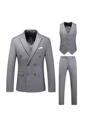 Grey Pants And Vest