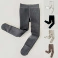 thumbnail image 1 of Letdown Toddler Girls Lined Footed Leggings Baby Thick Thermal Velvet Knit Winter Cotton Warm Tights Pants (Grey,12-15 Years), 1 of 4
