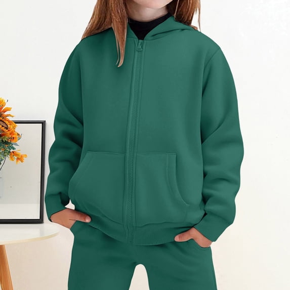 Letdown Toddler Kids Tracksuit Boys Girls 2 Piece Sweatsuit Jogging Outfits Jogger Sweatpants and Hooded Sweatshirt Clothing Sets