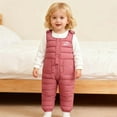 thumbnail image 1 of Letdown Unisex-Child Chest High Snow Bib Overalls, Snow Bib Overall Ski PantsSnow Pants (#03-Red,4-5 Years), 1 of 4