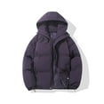thumbnail image 1 of Letdown Unisex Winter Coats Lightweight Puffer Jacket Warm Insulated Baggy Quilted Puffer Down Jackets for Women Men (Purple,XXXXL), 1 of 3