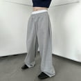 thumbnail image 1 of Letdown Wide Leg Sweatpants Open Bottom Sweatpants with Pockets, Relaxed Fit, Moisture_Wicking Lightweight Lounge, 1 of 9