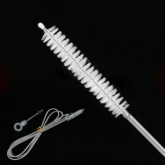 Letfool Refrigerator Drain Hole Clog Remover Cleaning Tool, Reusable Fridge Dredging Tool, Long Tube Brush Cleaner, for Refrigerator Water Line Cleaner