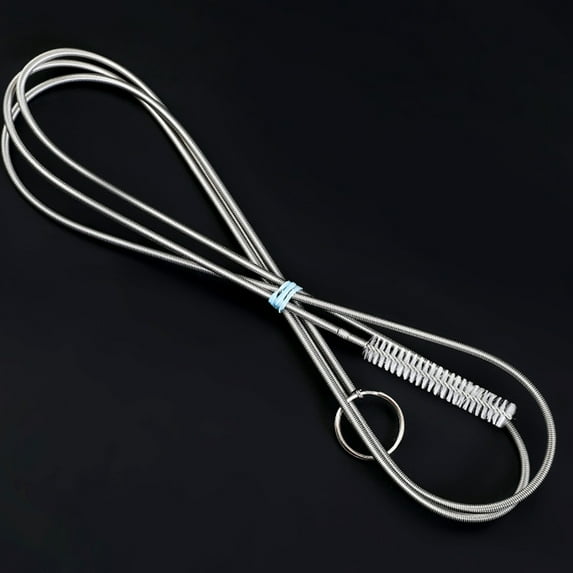 Letfool Refrigerator Drain Hole Clog Remover Cleaning Tool, Reusable Fridge Dredging Tool, Long Tube Brush Cleaner, for Refrigerator Water Line Cleaner