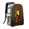 thumbnail image 1 of Lethal Company Pattern Transparent Backpack Lightweight And fashionable Showcasing Personality And Leading The Trend, 1 of 6