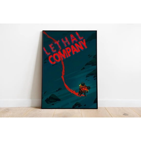 Lethal Company Poster Print | Gaming Poster | Room Decor | Wall Decor | Gaming Decor| Gaming Gifts | Video Game Poster | Video Game Print Size 24x36 Unframed Poster