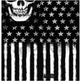 thumbnail image 1 of Lethal Threat America Skull Neck Warmer Scarf Black/White, 1 of 1