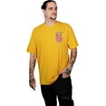thumbnail image 1 of Lethal Threat Down-N-Out Tiger in Your Tank Mens Short Sleeve T-Shirt Yellow LG, 1 of 2
