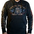 thumbnail image 1 of Lethal Threat Flight and Fight Mens Pullover Hoody Black 3XL, 1 of 2