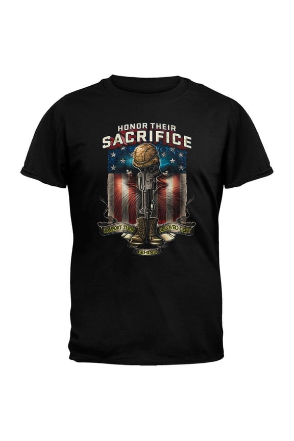 Lethal Threat - Honor Their Sacrifice Black T-Shirt - X-Large
