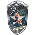 thumbnail image 1 of Lethal Threat LETH162 24 x 36 in. Grill Bomber Babe Satin Plasma Metal Sign, 1 of 1