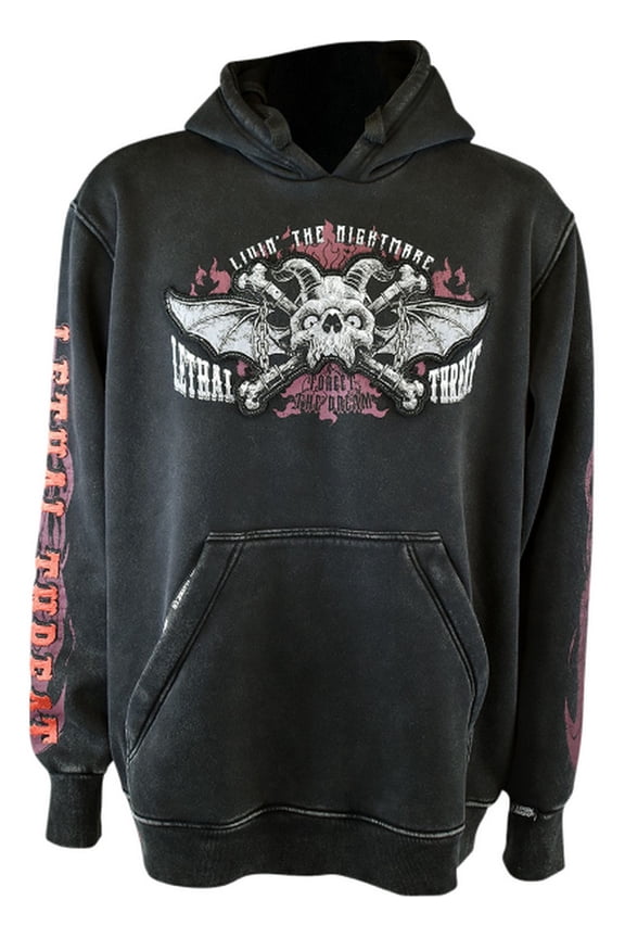 Livin' the Nightmare Mens Pullover Hoody Black 3XL