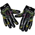 thumbnail image 1 of Lethal Threat Snake Bite Mens Textile Motorcycle Gloves Black LG, 1 of 1