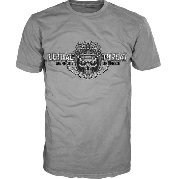Lethal Threat Vintage Blow Your Mind Mens Short Sleeve T-Shirt Gray XL