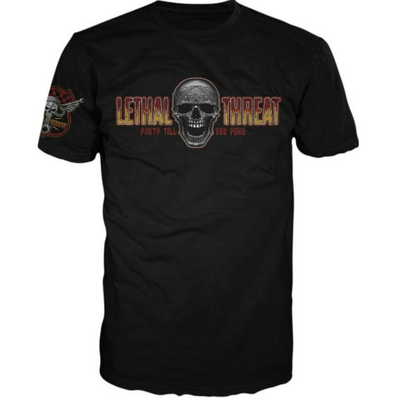 Lethal Threat Vintage Velocity Three B Mens Short Sleeve T-Shirt Black XXL