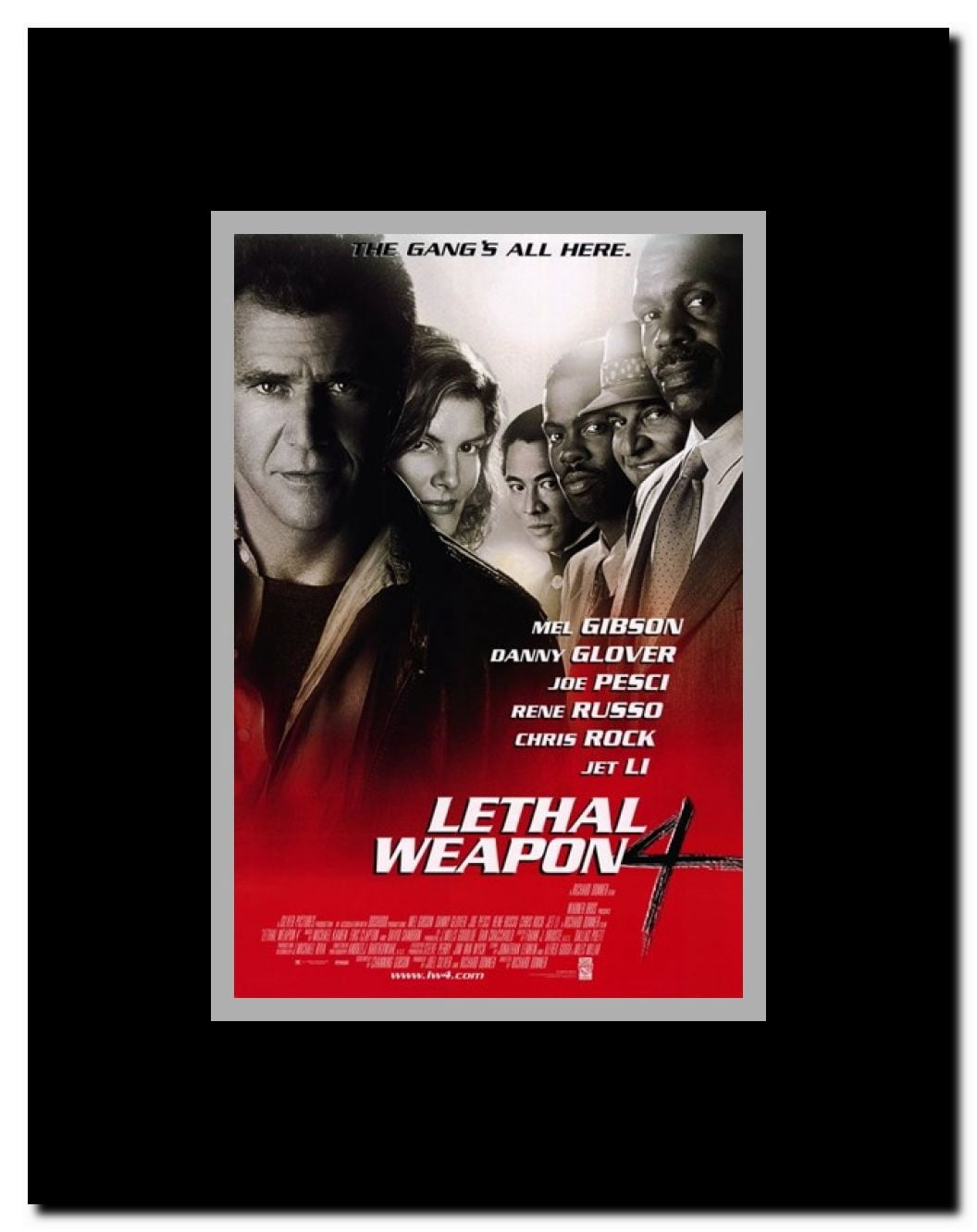 Lethal Weapon 4 Framed Movie Poster